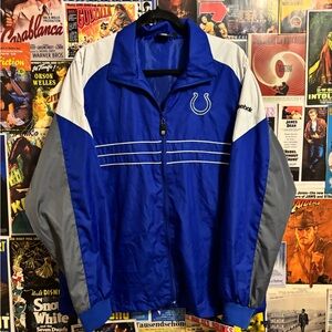 Reebok Blue and Gray Windbreaker for Men